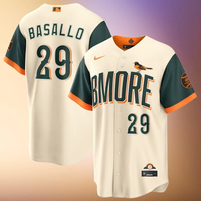 Men's Baltimore Orioles Cream 2026 City Connect Stadium CoolBase