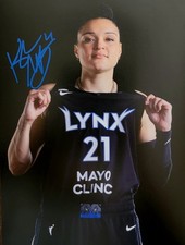 KAYLA MCBRIDE Signed 8.5 x 11 Photo WNBA Basketball-Minnesota Lynx 