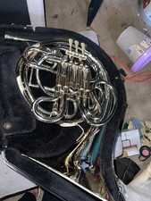 Used Conn Silver 8D double french horn in F/ Bb
