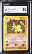 1999 Pokemon GERMAN 1st Edition Base Set COMPLETE PSA 10 Holo Set Charizard