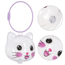 2 Pcs Pet Keepsake for Cat Hair Keychain Charm Memorial Keepsakes