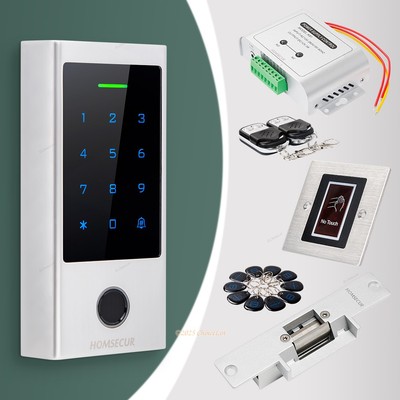 HOMSECUR IP66 APP WLAN RFID Zutrittskontrolle NC Strike Schloss