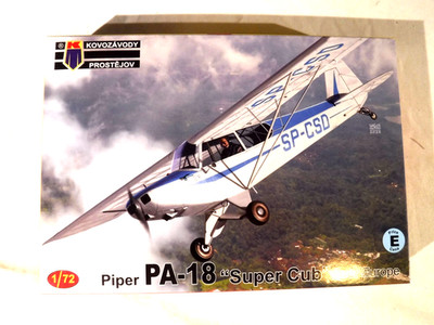 1/72 KP Models Piper PA 18 Super Cub  Over Europe Markings 4/4 Versions # 0536