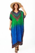 Free Size Kaftan Loungewear cover up Tunic fits 16,18,20,22,24,26