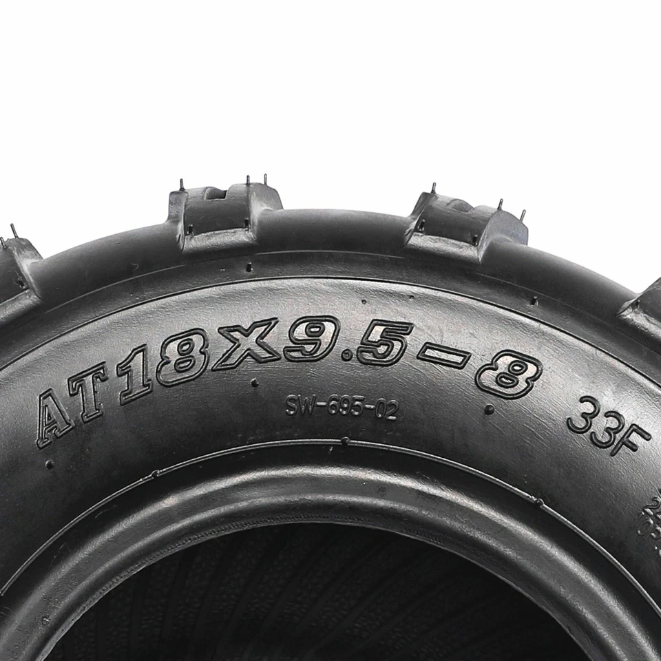 4pcs 19x7-8 Front Rear 18x9.5-8 Tire ATV 6PR 19x7.00-8 18x9.50-8 Tires ATV Mower - Image 3 of 4