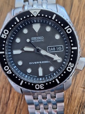 SEIKO SKX171k 7S26-7020 AUTOMATIC Scuba DIVER PMMM Mod English