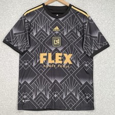 Adidas LAFC Jersey Black Los Angeles Football Home Soccer Aeroready Performance