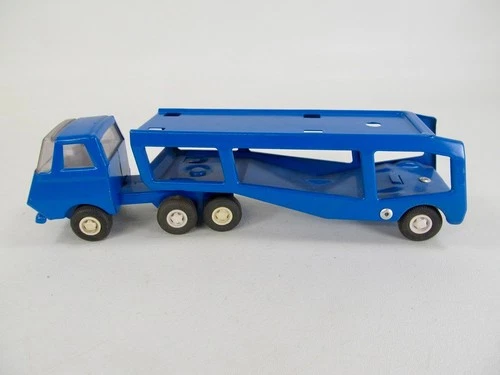 Vintage 1970s Tonka Toys - Tiny / Mini Tonka Custom Blue Car Carrier