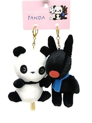 Gaspard Und Lisa & Panda Maskottchen Plüsch Set Sun-Arrow Japan Neu