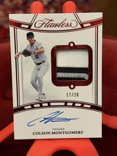 2024 Panini - Flawless Baseball WhiteSox Colson Montgomery Ruby Patch Auto /25