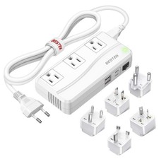 BESTEK 220V to 110V Converter, 300W AC Voltage Converter US to Europe with 2 ...