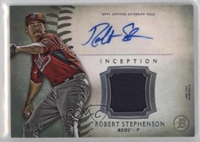 2015 Bowman Inception Relics Green 59/99 Robert Stephenson #IAR-RS Auto 0c6