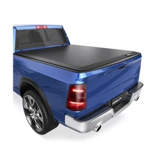 Roll-Up Soft Vinyl Truck Bed Tonneau Cover Fleetside Compatible with 2009-202...