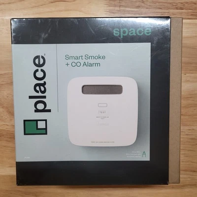 Any Space-Smart Smoke and Carbon Monoxide Detector and Alarm-Hardwired w/Battery