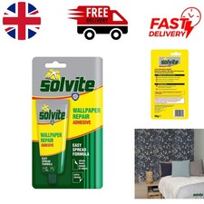 High-Strength Wallpaper Repair Adhesive Tube 56g - Solvite for Vivid Home Decor