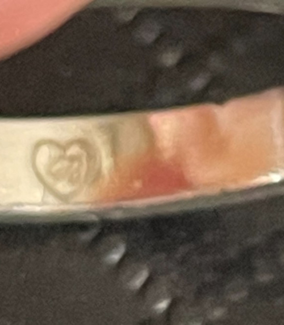 BRIGHTON Stack Ring Silver Tone Band Classic Rope… - image 6