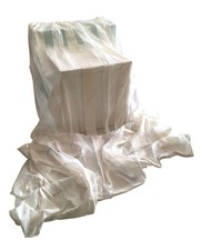 MARCATO tessuto stoffa TENDA cucita scampolo LUSSUOSO LINO SETA 280x266 strisce