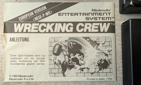 Juego Wrecking Crew Nintendo NES - EMBALAJE ORIGINAL - CIB - Small Box Nintendo - Abejas