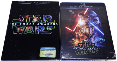 Star Wars: The Force Awakens (Blu-ray/DVD/Digital) Luke Skywalker NEW Free Ship