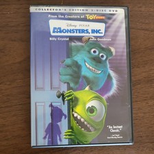 Monsters, Inc. DVD, 2002, 2-Disc Set, Collectors Edition
