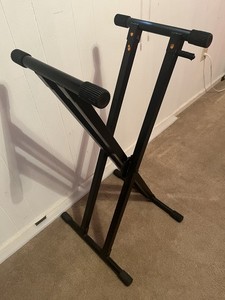 On-Stage Stands KS8291 Bolted Pro Double X Keyboard Stand