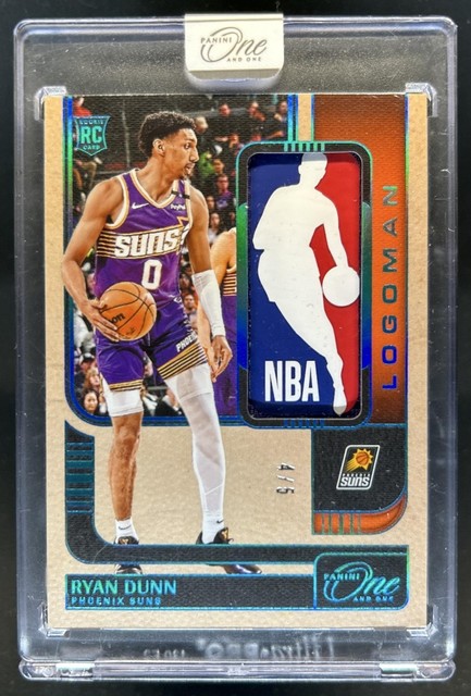 2024-25 Panini One and One Ryan Dunn Logoman RC Patch Rookie #/5 Suns