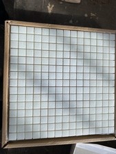 69 BOXES AVAILABLE - UCI Holland – Off-white soft grain glass mosaic tiles 