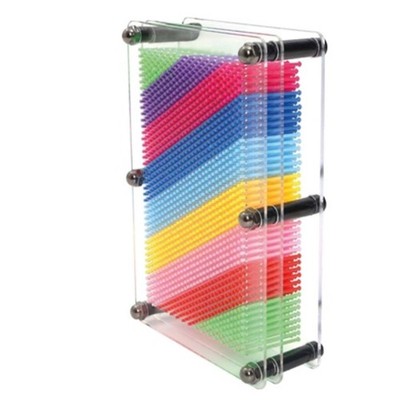 Global Gizmos City Regenbogen Pin Art Impression Spielzeug/Ideal für Zuhause und Büro Neu