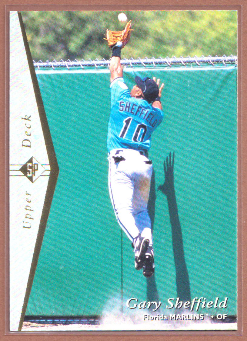 Gary Sheffield #55 1995 UD SP Silver Foil-0543