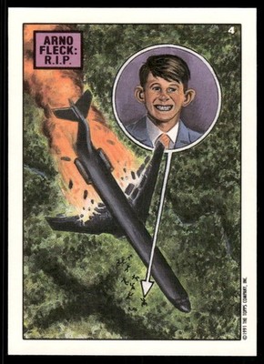 Plane Crash 1991 Toxic High Topps Card #4 (NM)