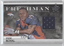 2008 Leaf Rookies & Stars Freshman Orientation Materials Jerseys Eddie Royal 0v1