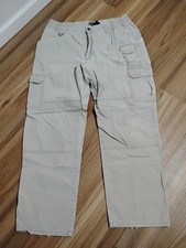 5.11 Tactical Series Men Cargo Pocket Pants Size 36x32 Khaki 109614