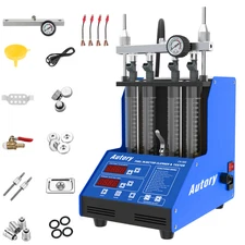 Ultrasonic Fuel Injector Cleaner Tester Injectors Leakage Test 10 Functions 110V