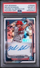 2024 Bowman Chrome - Rookie Auto - Nolan Schanuel #CRA-NS Refractor /499