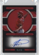 2020 Panini National Treasures Midnight Signatures /99 Adonis Medina Auto rf2