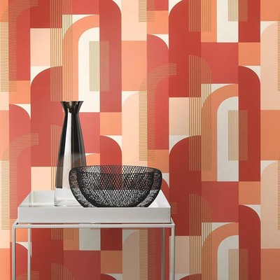 Retro Art Deco Wanddeko extra abwaschbar abziehbar Paste The Wall Vinyl