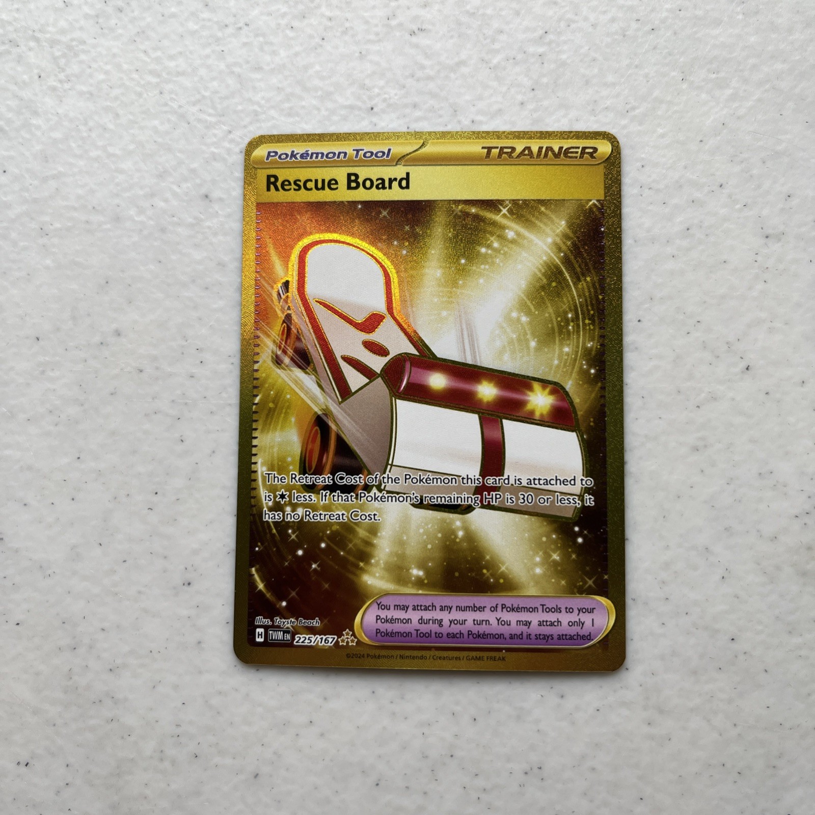 Rescue Board 225/167 Twilight Masquerade Hyper Rare NM