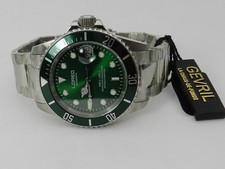 Gevril Mens Wall Street Swiss Automatic Stain...