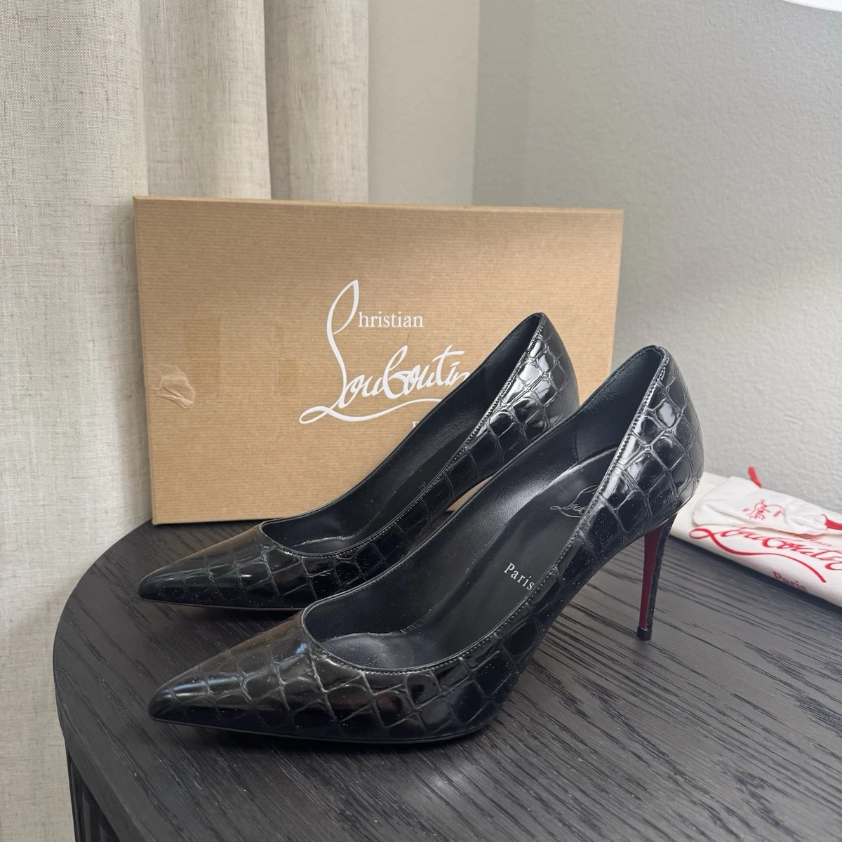 Christian Louboutin 40 Black for sale - eBay