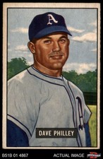 1951 Bowman #297 Dave Philley Athletics 4 - VG/EX
