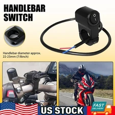 Handlebar Headlight Fog Spot Light ON OFF Switch For Motorcycle 7/8" Dirt Bike H