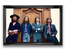 The BEATLES LAST PHOTOGRAPH A 12x18 H Q - FRAMED -