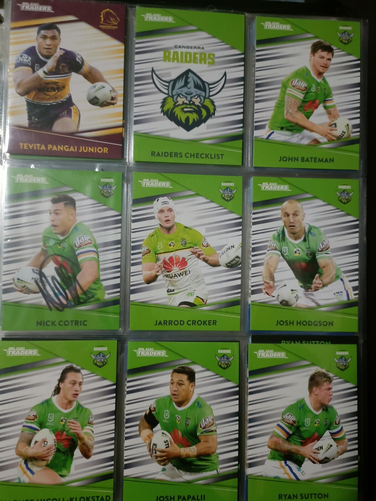 2020 NRL Traders Platinum Trading Cards with Album Parallels Magic