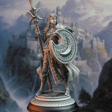 Ninera Half Elf Cleric Druid Sorcerer Miniature | D&D DnD |