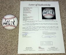 PRESIDENT DONALD TRUMP SIGNED BASEBALL ROMLB MAKE AMERICAN GREAT AGAIN POTUS JSA