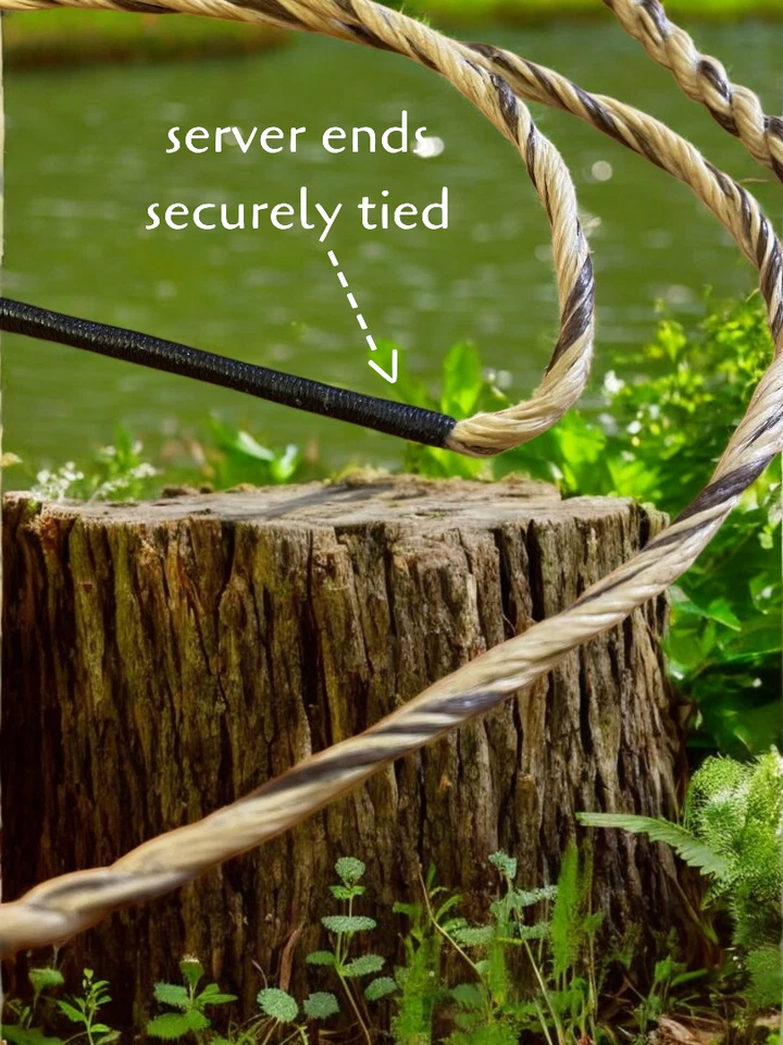 Cuerda de arco flamenca Twist / híbrida / "OTOÑO" B55 / ¡ELIGE LA LONGITUD DE LA CUERDA! /$17,95 Foto 4 de 4