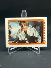 1977 Star Wars Sticker Luke Skywalker Orange Film Border Sticker 49