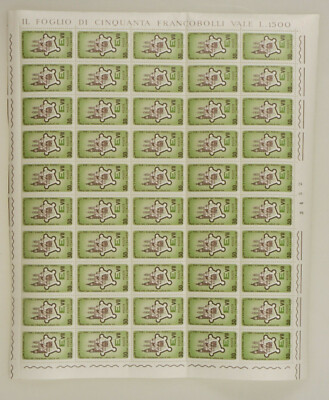PRL) ITALIAN POST LIRE 30 SHEET MNH ** EUROPE STAMPS EVII STAMP STAMP STAMP