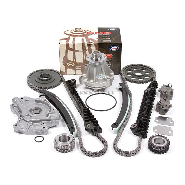 97-02 Ford F150 E150 Excursion 5.4 SOHC Cadena de distribución Bomba de aceite GMB Kit de bomba de agua Foto 4 de 4