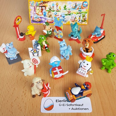 TOP KINDER SURPRISE SET - 40 Years Anniversary Set - MINT 1.3'' figurines